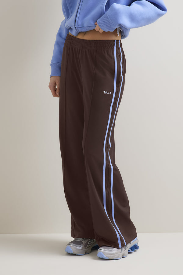 Contrast Stripe Jogger - Chestnut Brown